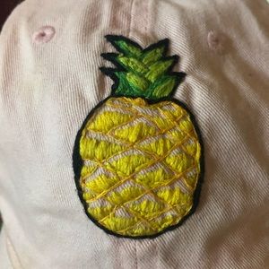 Handstiched pineapple hat